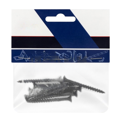 Dekorativní vrut do tesařského kování černý 4,0x30 - 10ks