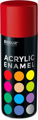 Akrylový email ve spreji - červená 400ml/RAL 3020