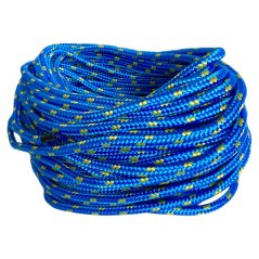 PPF 10 Polypropylenové lano pletené s jádrem - průměr 10mm, 50 metrů modré