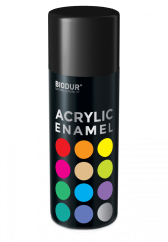 Akrylový email ve spreji - lesklá černá 400ml/RAL 9005