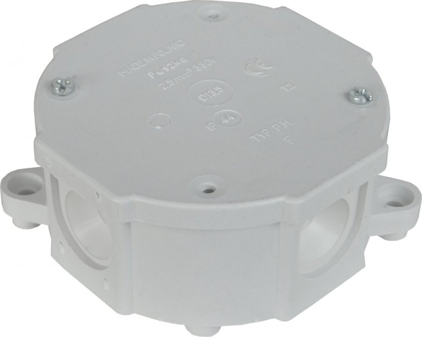 Přístrojová krabice pro povrchovou montáž hermetická 72x27 IP44