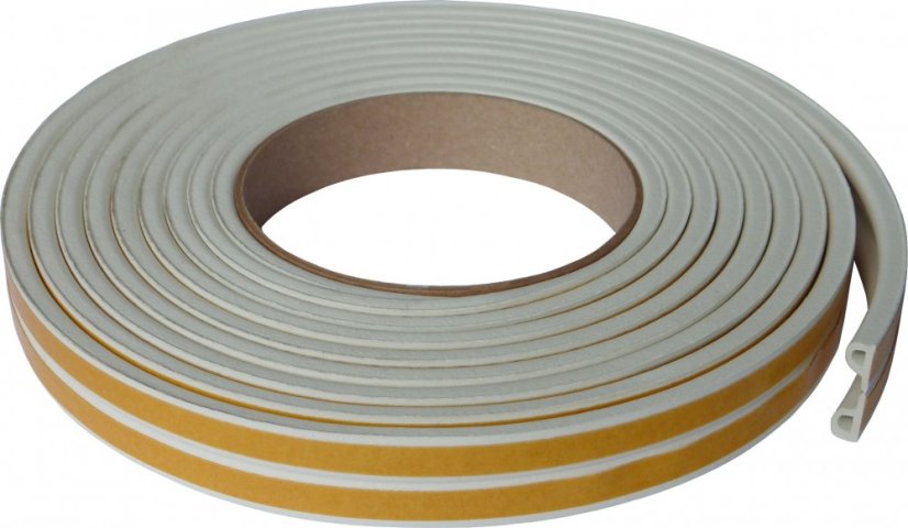 Těsnění profil P 12m bílá