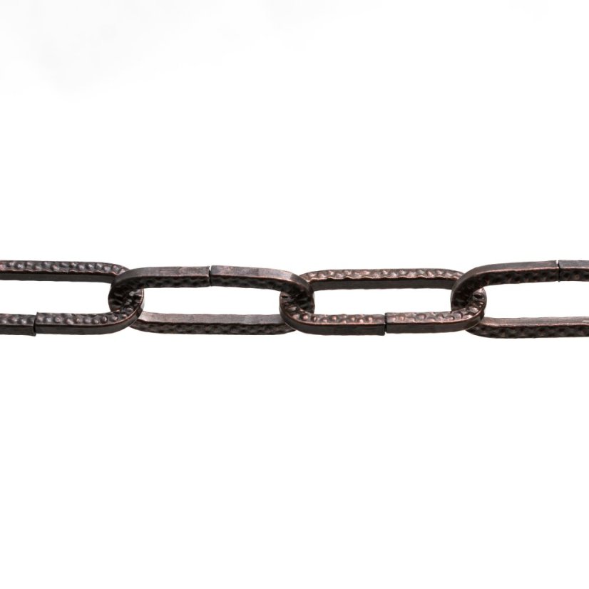 Řetěz kvadrát s dekorem 2mm hnědý