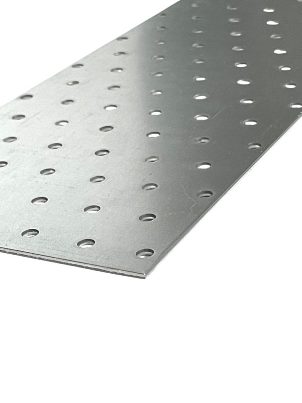 PP21 / PP30 Destička perforovaná 120x300x2mm tesařská spojka děrovaná pozinkovaná CE
