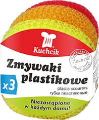 zmywaki kuchenne plastikowe/ 3szt  / 3052