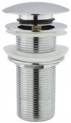 Vyskakovací výpust 1 1/4 VELKÝ/dlouhý závit bez přepadu