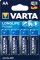 Baterie Alkalické LONGLIFE VARTA R03 AAA - 4ks