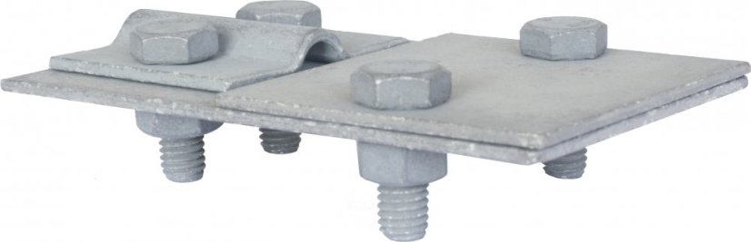 Podpěra vedení na střechy konektor 4xM8x20 100x67mm d8/10