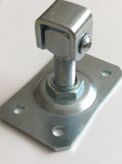 ZRO 20 b Zawias regulowany do przykręcenia 85x160 mm M20 biały ocynk