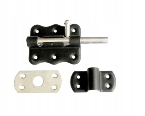 WO 80c Zástrč s kulatým jezdcem 80x60mm černý