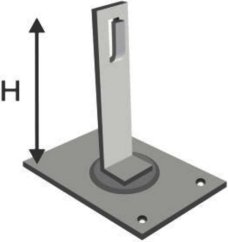 Podpěra vedení na střechy konektor d6/8