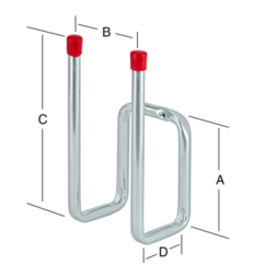 H2N Hák pro nářadí 120x325x90 mm