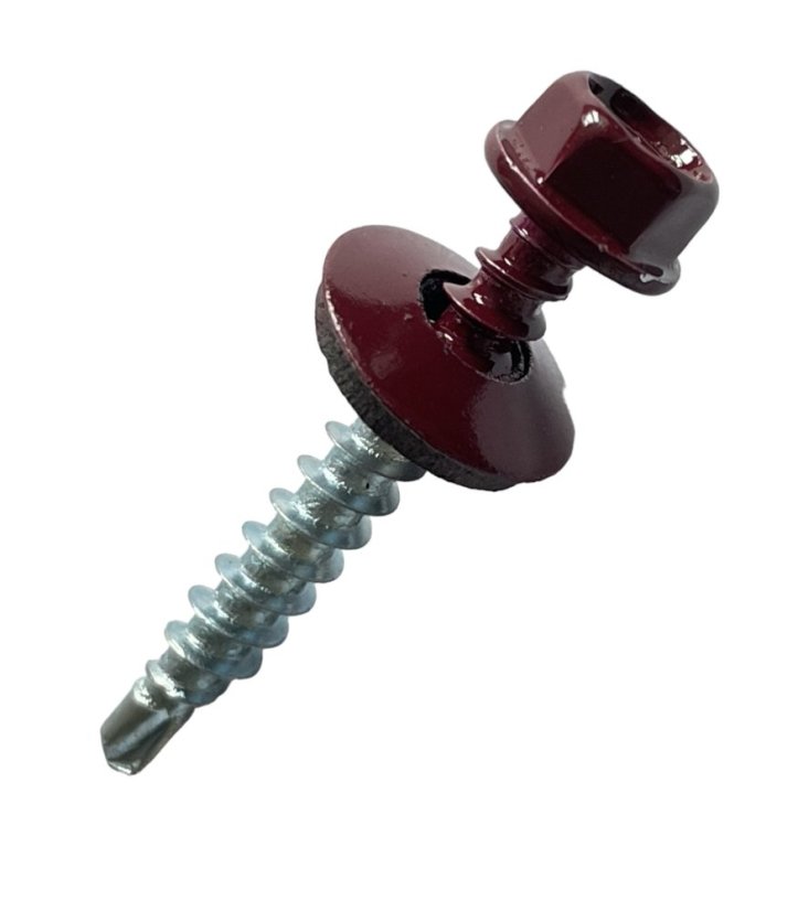 Vrut farmářský samovrtný s podložkou 4,8x35 třešeň 3011 - 250ks