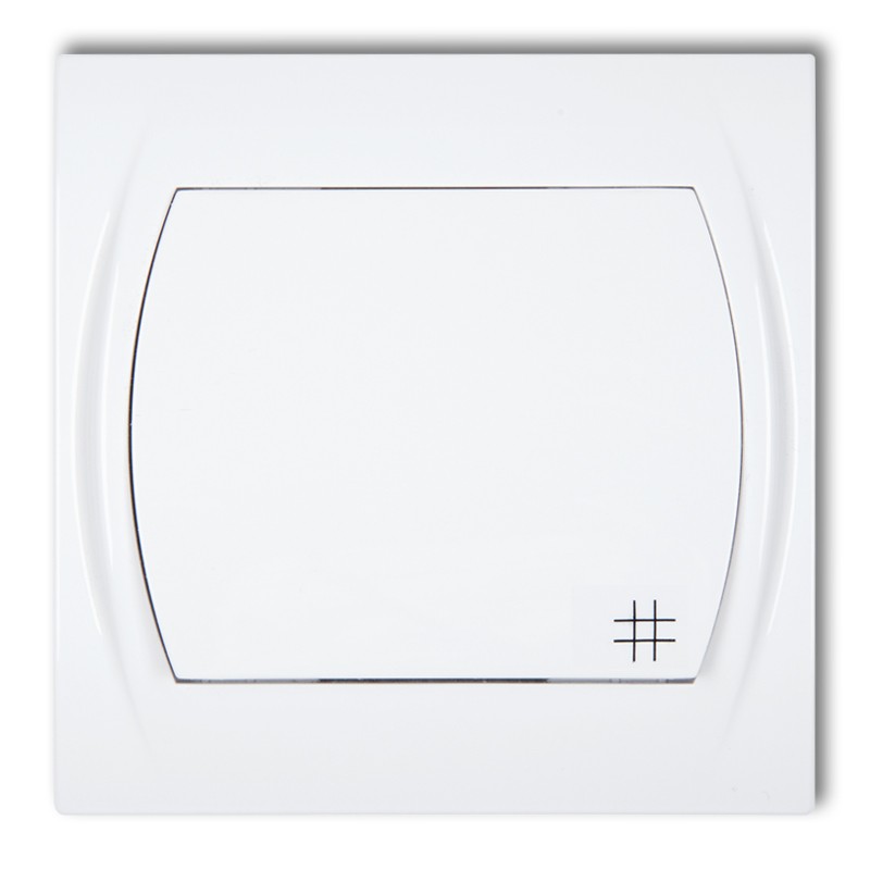 KARLIK křížový vypínač bílý