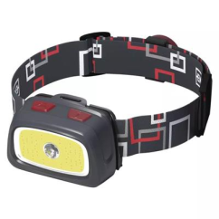 Čelovka COB + CREE LED 330 lm, 65m 3× AAA