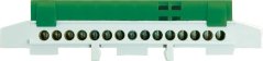 listwa zaciskowa LZ 15/Z  IP 20,5 ZIELONA