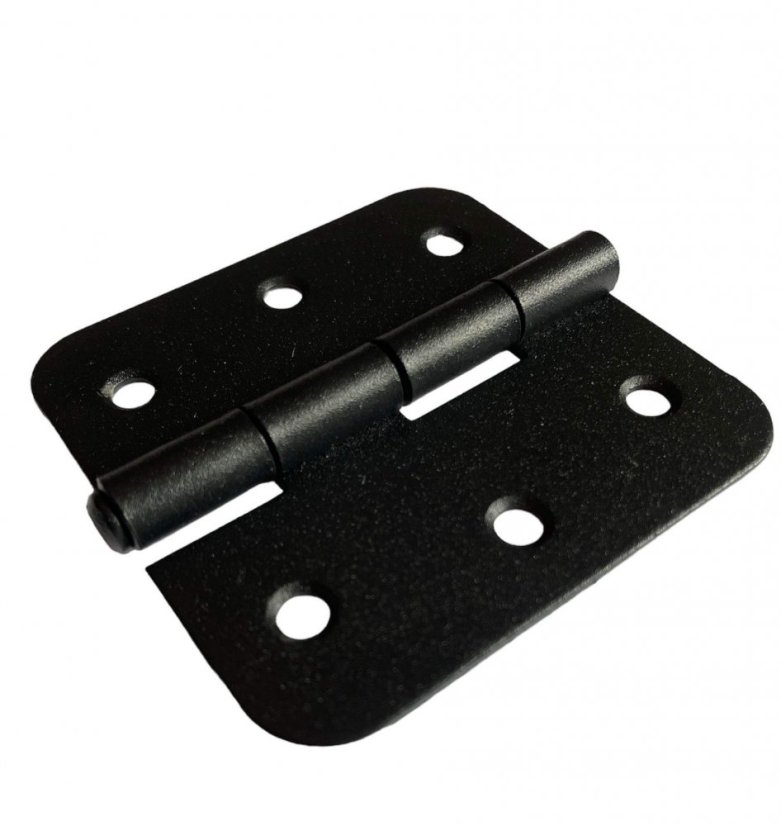 Z 75c Závěs stavební černý 75x75x2mm