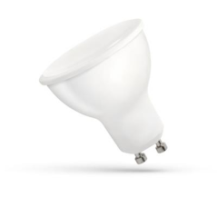 Żarówka LED GU10 230V 7,5W 730lm mleczna / zimna 6K / W