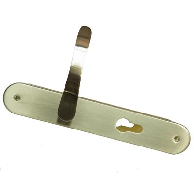 Dveřní kování vložkové zlaté 72mm