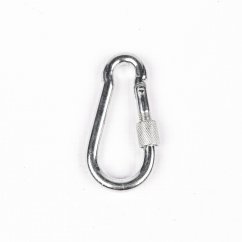 Karabina lanová s pojistkou DIN5299D 7mm