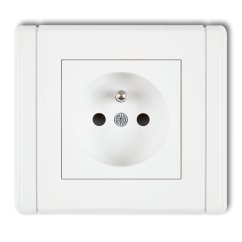 KARLIK Jednoduchá zásuvka grafitova