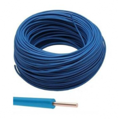 Staveništní kabel s PVC izolací jednožilový PDY 450V/750v 1x2,50mm modrý - 100m