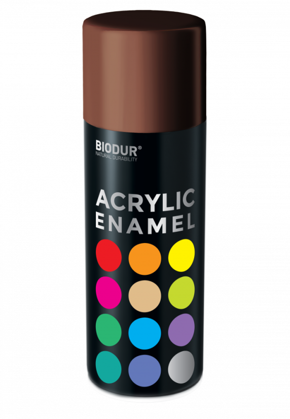Akrylový email ve spreji - hnědá čokoláda  400ml/RAL 8017