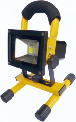 NAŚWIETLACZ  LED 10W z AKUMulatorem /zimny