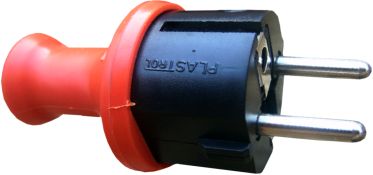 Spojovací zásuvka gumová hermetická WT-40H + GN-H2 16A 250V - sada bílá