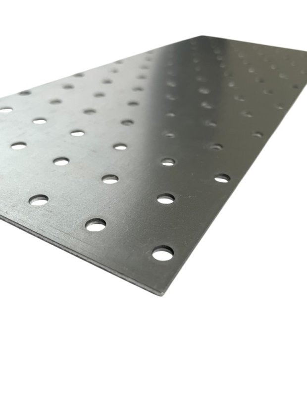 PP21 / PP30 Destička perforovaná 120x300x2mm tesařská spojka děrovaná pozinkovaná CE