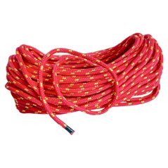 PPF 8 Polypropylenové lano pletené s jádrem - průměr 8mm, 50 metrů červené