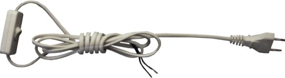 Propojovací kabel plochý s vypínačem 3m 2x0,75