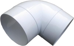PVC kulaté koleno 100/90