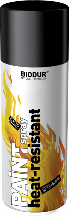 Barva na vysoké teploty ve spreji černá 400ml 600°C