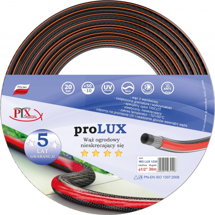 wąż ogrodowy 1/2 50m  proLUX
