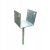PSS 120 Patka sloupku široká 120x120x125x4mm