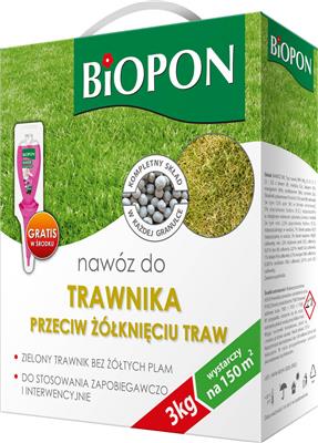 Hnojivo na trávníky proti žloutnutí 3 kg