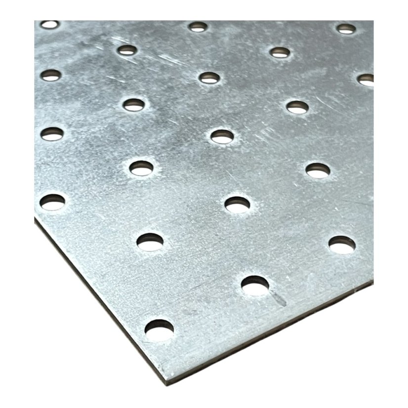 PP24 / PP31 Destička perforovaná 200x300x2mm tesařská spojka děrovaná pozinkovaná CE