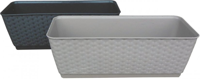 Truhlík RATOLLA tmavě hnědý 40cm