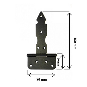 ZBO 125c Závěs ozdobný černý