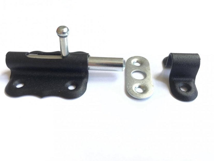 WO 40c Zástrč s kulatým jezdcem 40x35mm černý