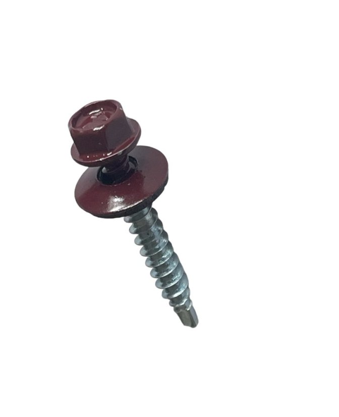 Vrut farmářský samovrtný s podložkou 4,8x35 třešeň 3011 - 250ks