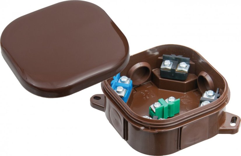 Přístrojová krabice pro povrchovou montáž voděodolná 92x92 IP54