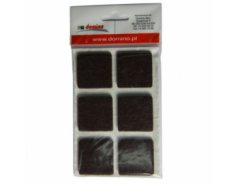 Filcová podložka 45x45 hnědá - 6 ks