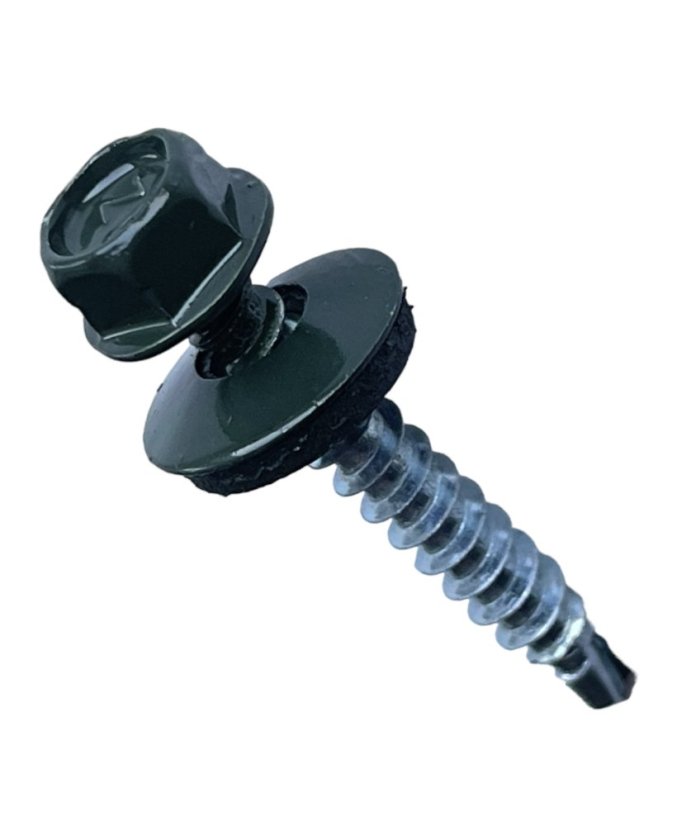 Vrut farmářský samovrtný s podložkou 4,8x35 zelený 6020 - 250ks