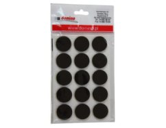 Filcová podložka d25 hnědá - 15 ks