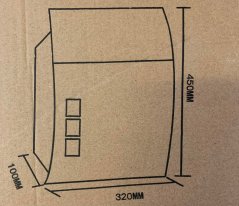 Skrzynka na listy czarna Enzo