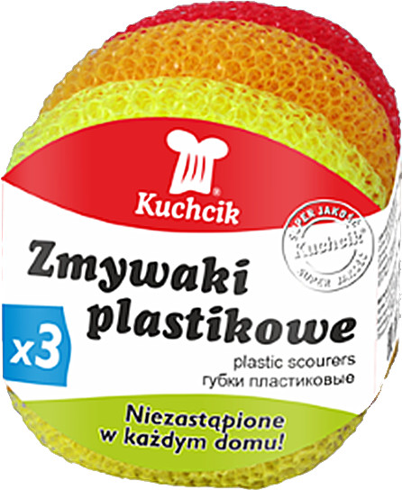 Drátěnka na nádobí plastová - 3ks