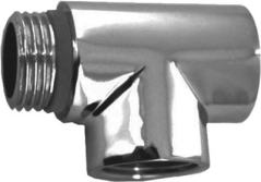 trójnik CHROMOWANY gwint zewnętrzny 1/2"