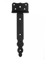 ZBR 200c Závěs brankový ozdobný 200x40x85mm černý